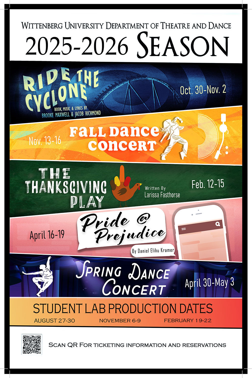 Theatre Season 2025-26 Graphic