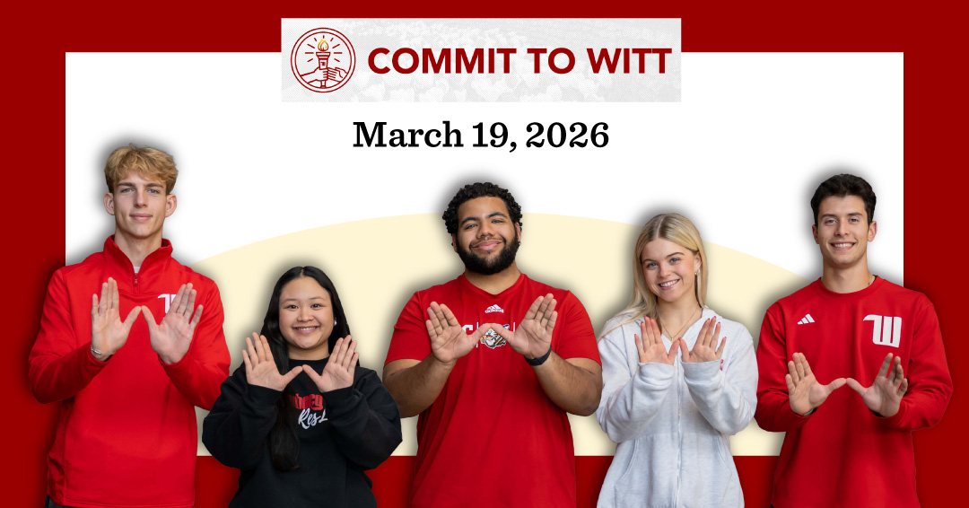 Commit to Witt Digital Graphic