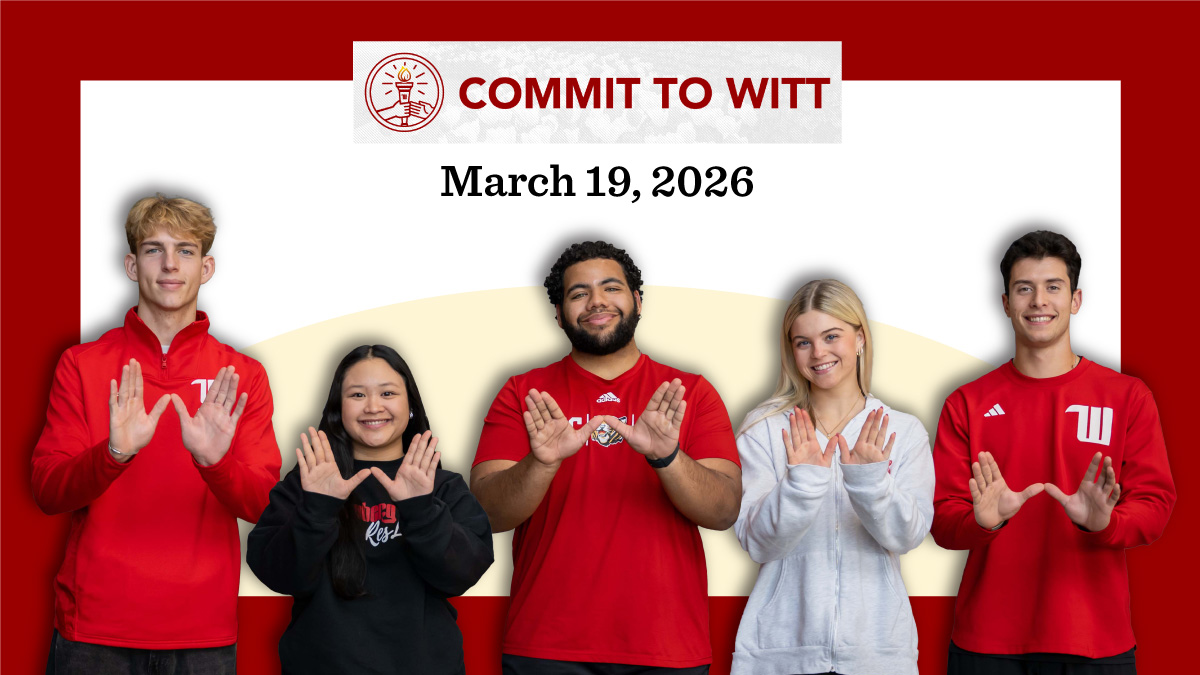 Commit to Witt Digital Graphic