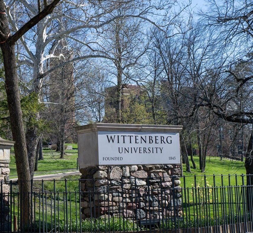 Wittenberg University Sign