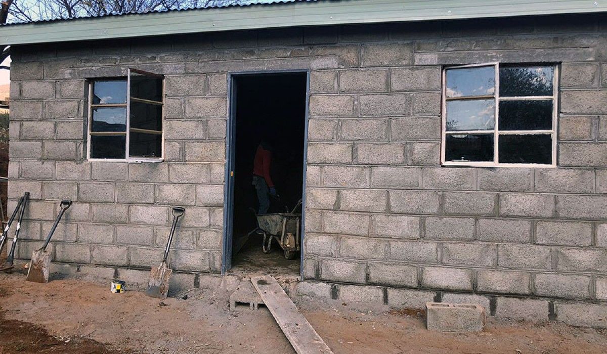 Lesotho School wall