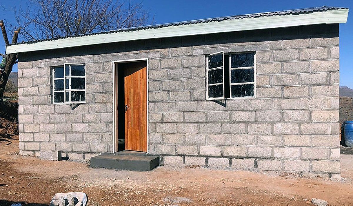 Lesotho School Wall Completed
