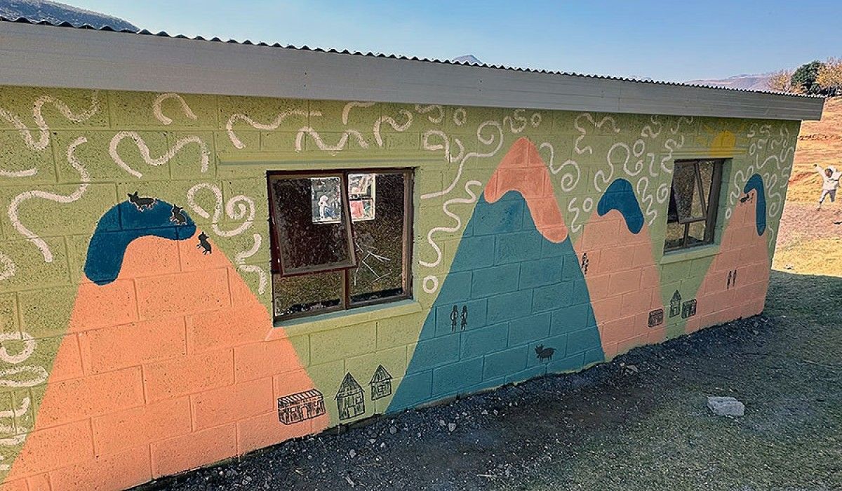 Lesotho School Mural