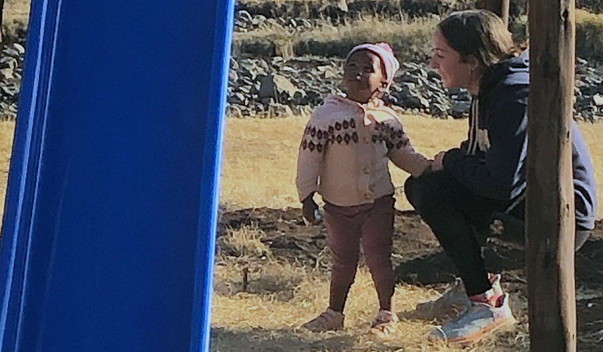 Wittenberg Student Lesotho Child
