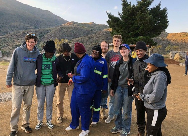 Wittenberg Students Lesotho