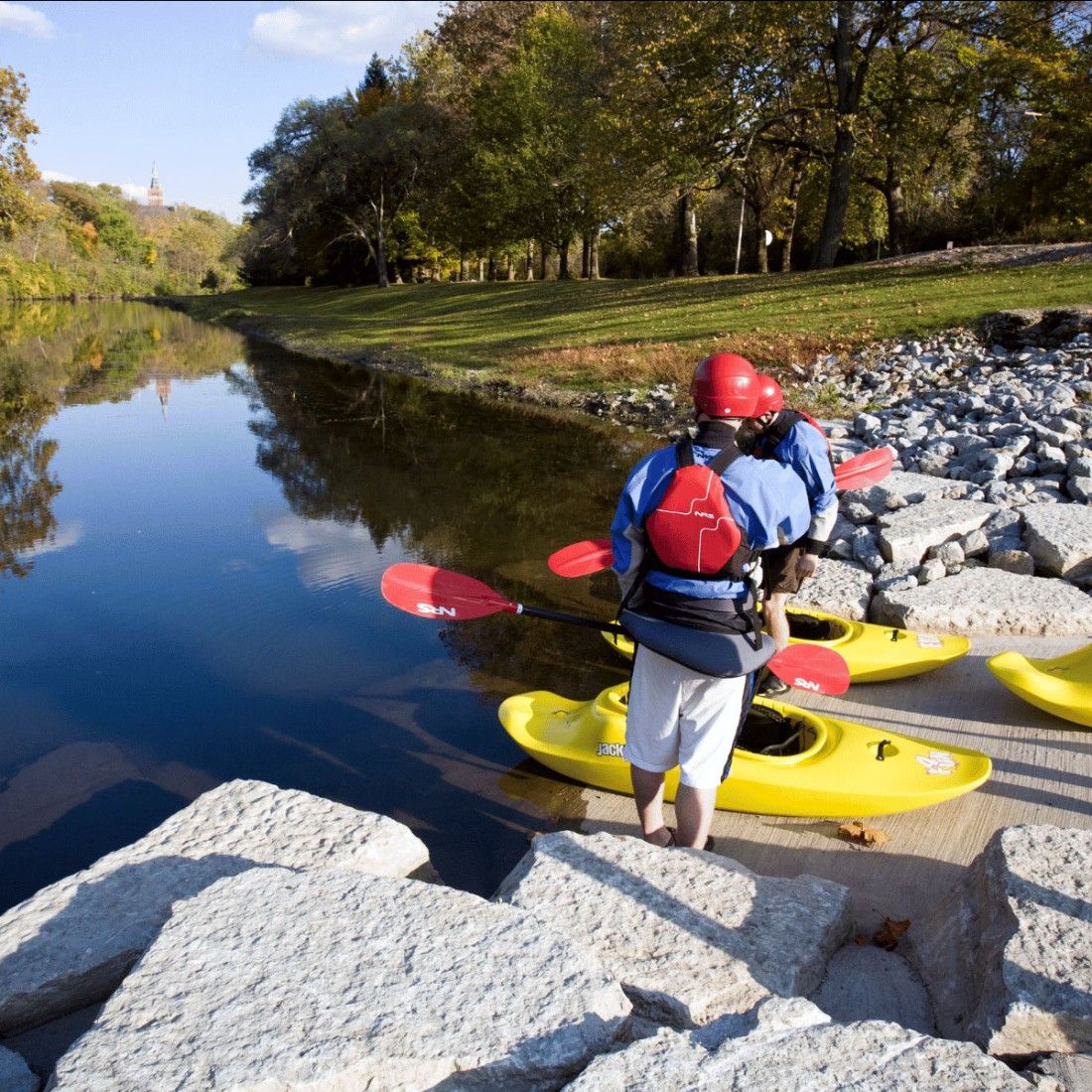 Wittenberg Students Kayakers